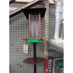 New Copper Tone Bird Feeder w/ Squirrel Baffle