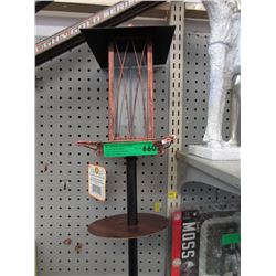 New Copper Tone Bird Feeder w/ Squirrel Baffle