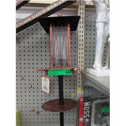 New Copper Tone Bird Feeder w/ Squirrel Baffle