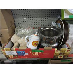 Japanese Tea Set, Silver Plated Ice Bucket & More