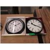 Image 1 : 2 New Wall Clocks - One 14" & One 16"
