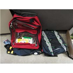 5 Assorted Backpacks