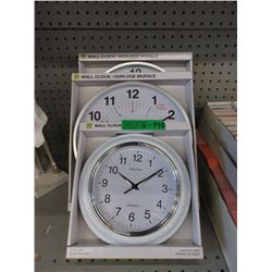 3 New Wall Clocks - Glass Lenses