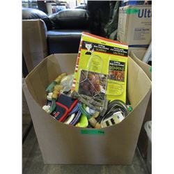 Large Box of Assorted Household Goods