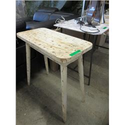 New Urban Decor 31" Tall Wood Accent Table