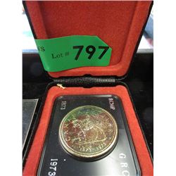 1973 Canadian Silver Dollar Coin - .500 Silver
