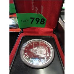 1976 Canadian Silver Dollar Coin - .500 Silver
