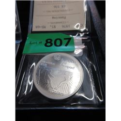 1976 Montreal Olympics $5 Coin  - .925 Silver
