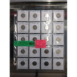 Twenty 1967 Lucky Rabbit Nickels