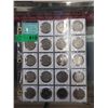 Image 1 : 19 Canadian $1 Coins. 1969 - 1986 Complete Set