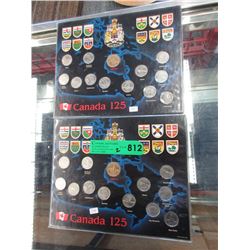 2 Mint Sealed Canada 125 Coins Sets