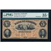 Image 1 : 1850 $5 Clarksville Tennessee Obsolete Bank Note PMG 35NET