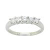 Image 1 : Platinum 0.50ctw Diamond Ring
