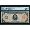 Image 1 : 1914 $10 Minneapolis Red Seal Federal Reserve Note PMG 20