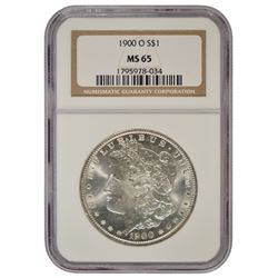 1900-O $1 Morgan Silver Dollar Coin NGC MS65