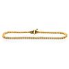 Image 1 : 18KT Yellow Gold 2.00ctw Diamond Tennis Bracelet
