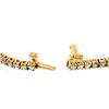 Image 2 : 18KT Yellow Gold 2.00ctw Diamond Tennis Bracelet