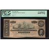 Image 1 : 1864 $20 Confederate States of America Note PCGS 64PPQ