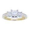 Image 1 : 14KT Yellow Gold 0.91ctw Diamond Ring