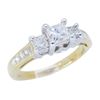 Image 3 : 14KT Yellow Gold 0.91ctw Diamond Ring