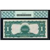 Image 2 : 1899 $1 Black Eagle Silver Certificate PCGS 64PPQ