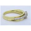Image 4 : 18KT Yellow Gold 0.98ctw Diamond Ring