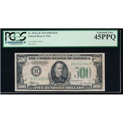 1934 $500 New York Federal Reserve Note PCGS 45PPQ