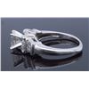 Image 6 : 14K White Gold 1.07ctw Diamond Ring