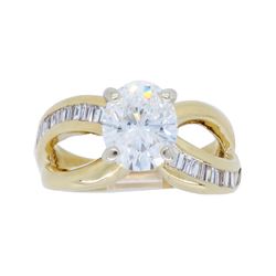 14KT Yellow Gold 1.22ct GIA Cert Diamond Ring