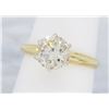 Image 7 : 14K Yellow Gold 1.28ct Light Chocolate Diamond Ring
