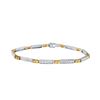 Image 1 : 14KT Two Tone Gold 1.97ctw Yellow Diamond Bracelet