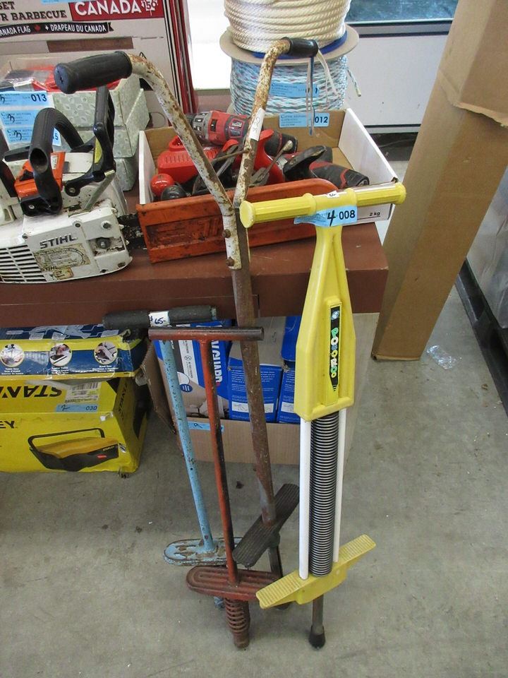 3 Vintage Pogo Sticks