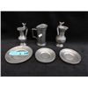 Image 1 : 10 Pieces of Vintage Pewter
