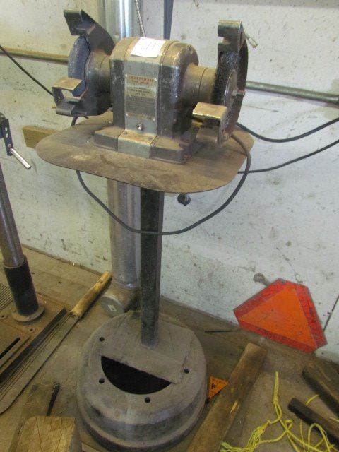 Bench Grinder On Stand Craftsman Quarter Horse