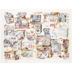 Athos Zacharias, Funny Money, Lithograph,