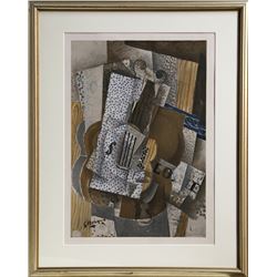 Georges Braque, Violin Melodie, Lithograph signed in the plate