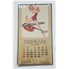 Image 1 : VINTAGE 1953 PIN UP GIRL CALENDAR