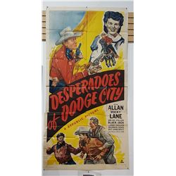 ORIGINAL 1950'S LARGE 3 SHEET MOVIE POSTER