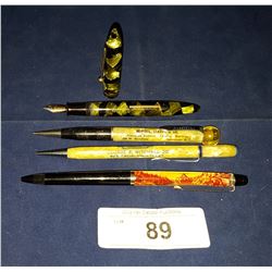 FOUR PC COLLECTIBLE PEN/PENCIL LOT