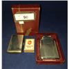 Image 1 : ENGRAVED 1952 RONSON LIGHTER IN BOX, CIGARETTE CASE & VINTAGE CP MATCHES