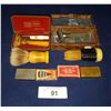 Image 1 : VINTAGE RAZORS IN CASES, 2 SHAVING BRUSHES, RAZOR BOXES & RAZORS