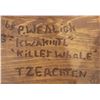 Image 2 : VINTAGE NATIVE CARVED WHALE WALL PLAQUE