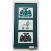 Image 1 : FRAMED  NATIVE PRINT