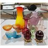 Image 1 : LOT OF COLLECTIBLE COLOURED GLASS