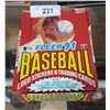 Image 1 : FULL UNOPENED CASE FLEER 1991 BASEBALL CARDS