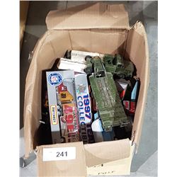 BOX OF COLLECTIBLE DIE CAST VEHICLES