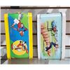Image 2 : TWO VINTAGE METAL LUNCH BOXES