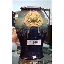 STUDIO POTTERY VASE W/OCEAN THEME