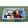 Image 1 : BIN OF VINTAGE JEWELRY DISPLAY BOXES