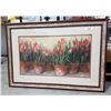 Image 1 : DECORATIVE PRINT OF TULIPS